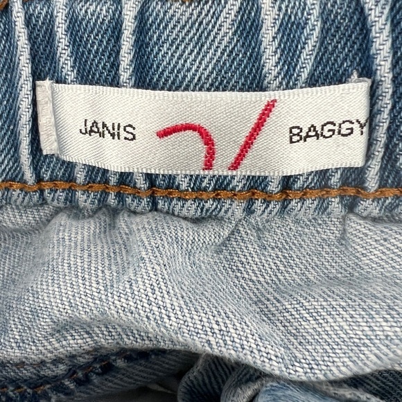VIGOLD Janis Baggy Ultra High Rise Stretch Waist Tapered Leg Jeans Size 7 Womens - Picture 5 of 7